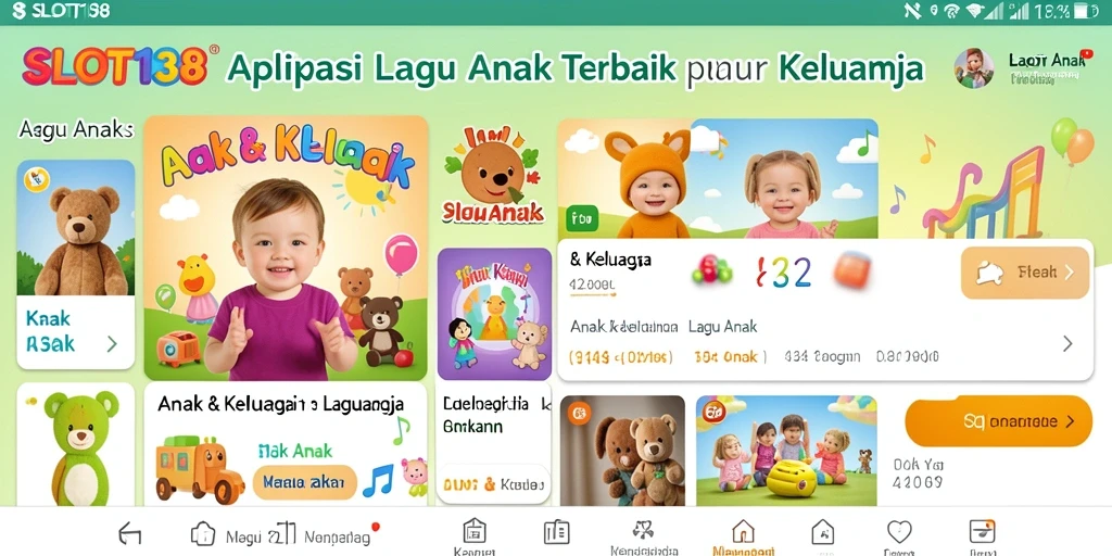 Tampilan antarmuka SLOT138 untuk lagu anak yang ceria dan interaktif.