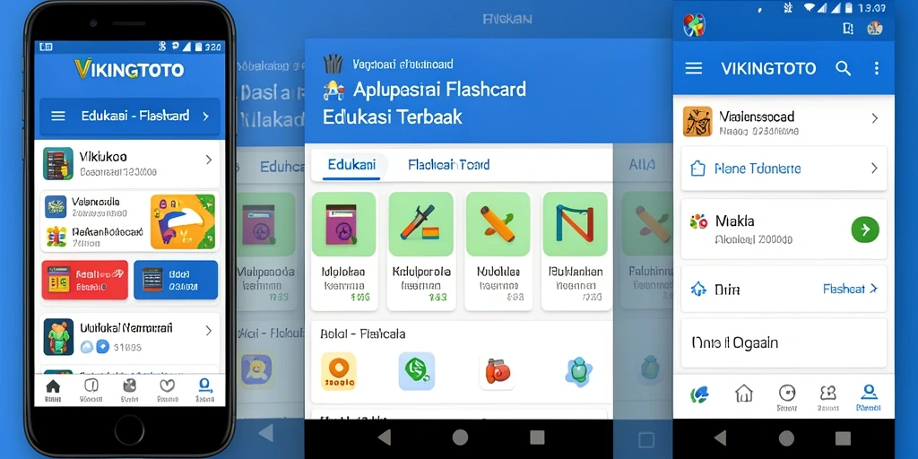 Antarmuka VIKINGTOTO menampilkan flashcard interaktif dan menarik.