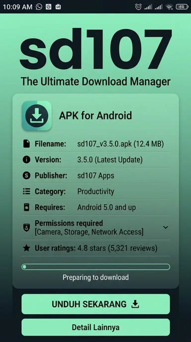 Unduh dan Instal APK sd107 untuk Android