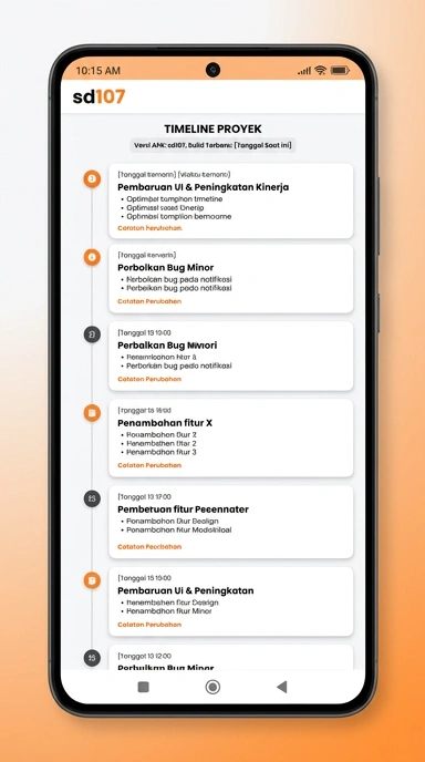 Riwayat Versi sd107 untuk Pengguna Android